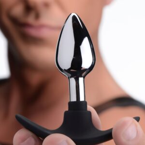 Dark Invader Metal and Silicone Anal Plug