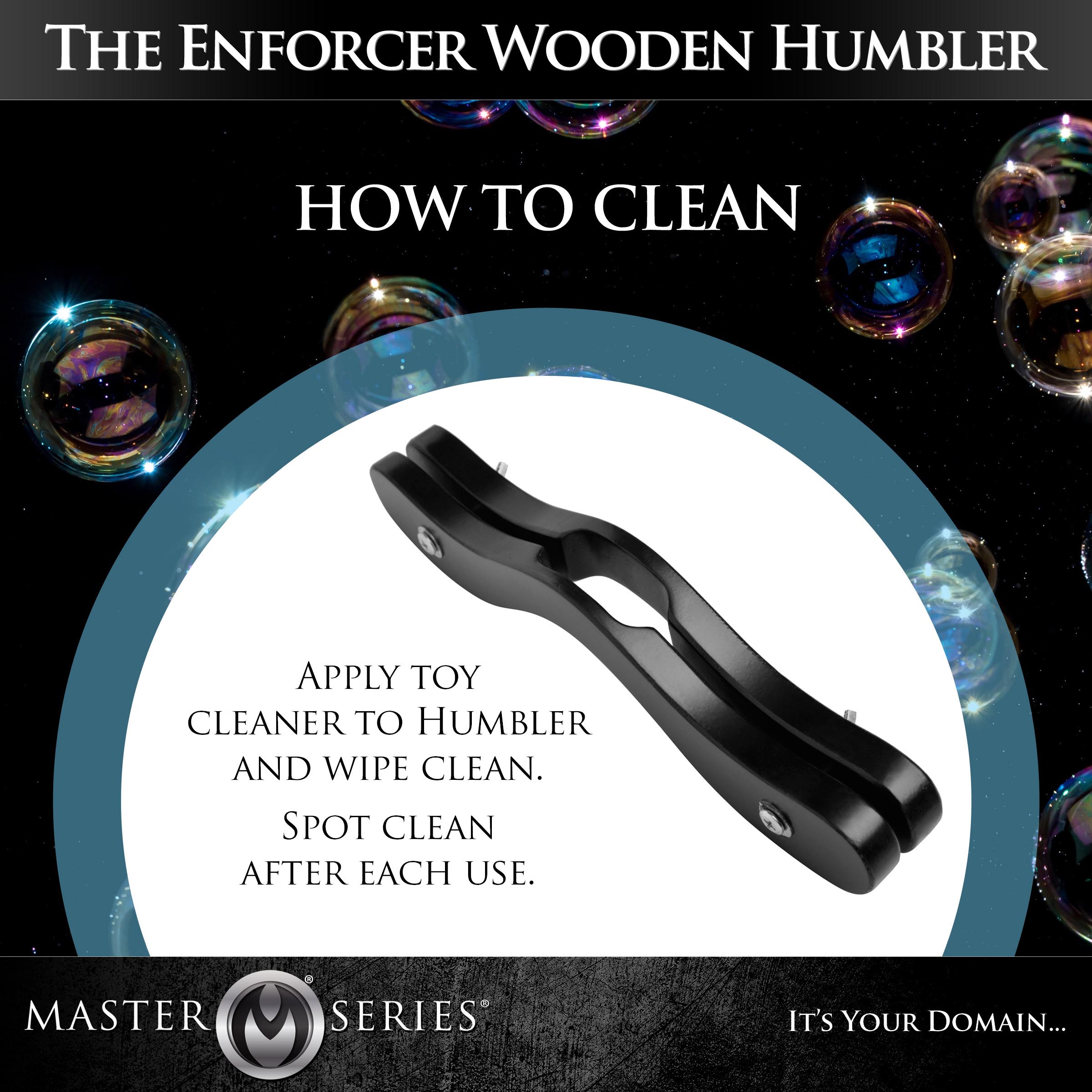The Enforcer Black Wooden Humbler - Image 8